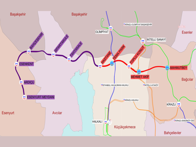 İBB, Mahmutbey-Bahçeşehir-Esenyurt Metrosu kazısı için tarih verdi