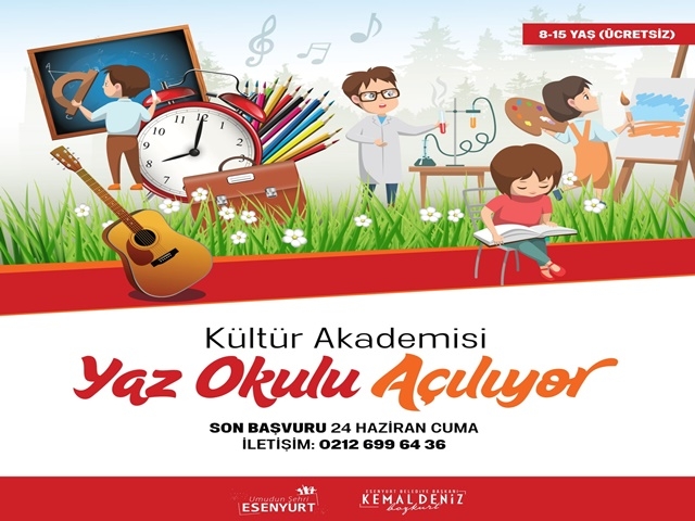 Esenyurt Belediyesi’nin yaz okulları açılıyor