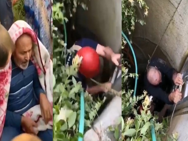 Silivri'de yaşlı adam 5 metrelik kuyuya düştü