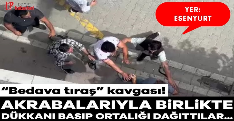 Bedava tıraş istedi, dükkânı bastı!