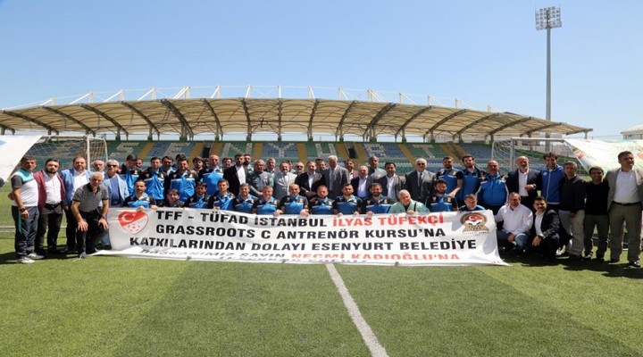 Necmi Kadıoğlu Stadyumu Antrenörler Kursu’na ev sahibi oldu