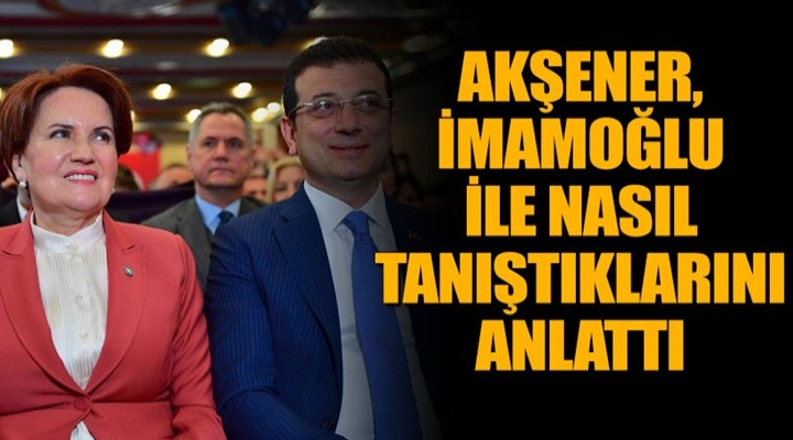 Meral Akşener, İYİ Parti'nin İstanbul adaylarını Ekrem İmamoğlu ile tanıttı