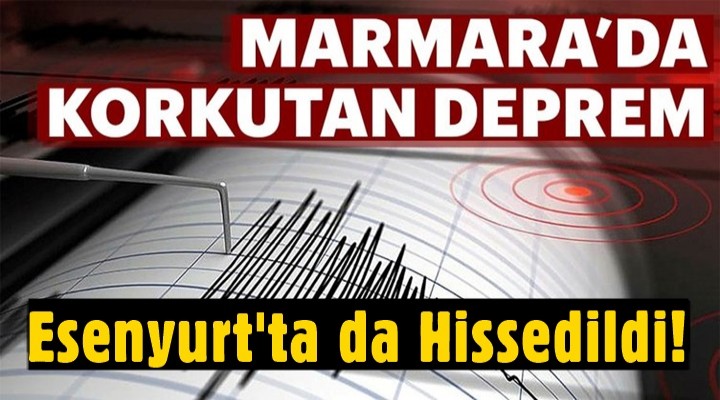 İstanbul depremle sallandı!