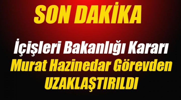 Beşiktaş Belediye Başkanı Hazinedar görevinden uzaklaştırıldı!