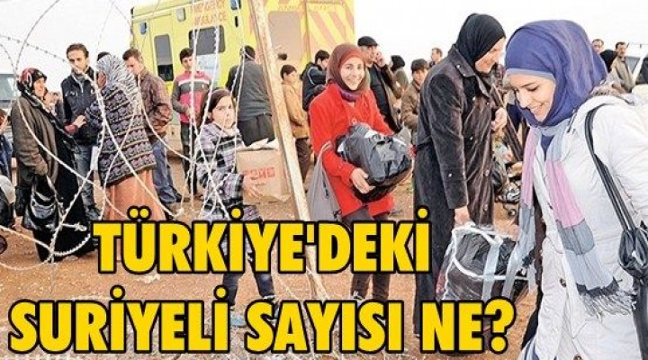 Türkiye'de ne kadar Suriyeli var?
