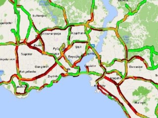 İstanbul'da trafik yoğunluğu yüzde 70'lere çıktı