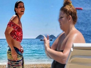 93 kilo veren Pelin Öztekin'den bikinili paylaşım