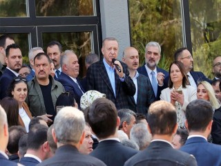 Cumhurbaşkanı Erdoğan Çatalca'yı ziyaret etti