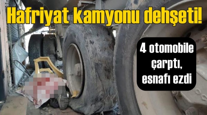 Başakşehir'de hafriyat kamyonu dehşeti!