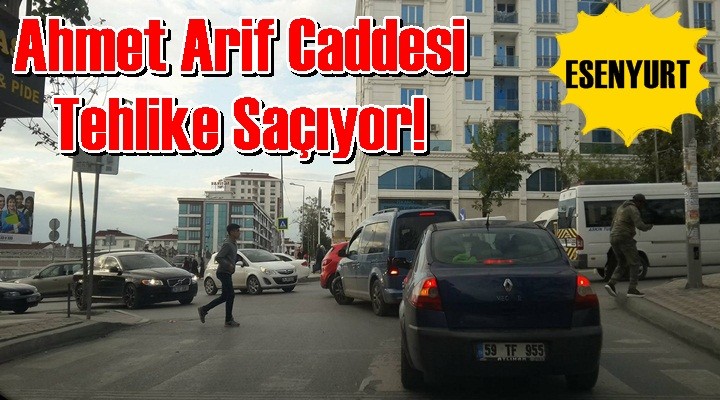Ahmet Arif Caddesi Tehlike Saçıyor!