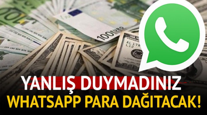 WhatsApp dolar dağıtacak!