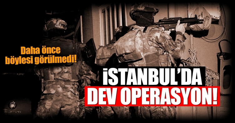 İstanbul'da dev uyuşturucu operasyonu