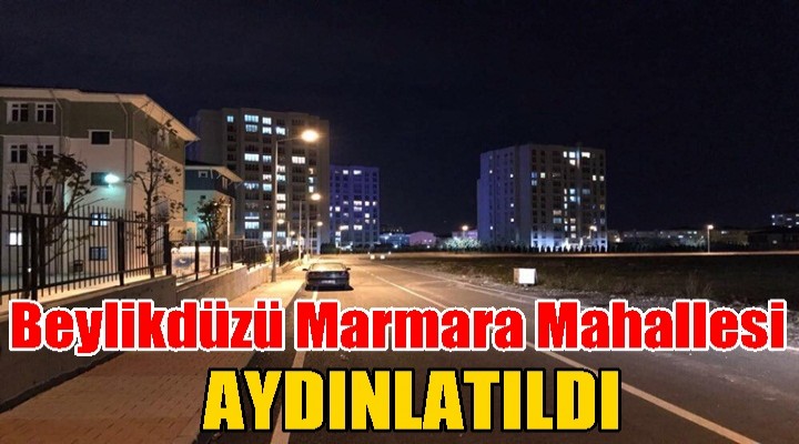 Marmara Mahallesi’nin yolları andınlatıldı