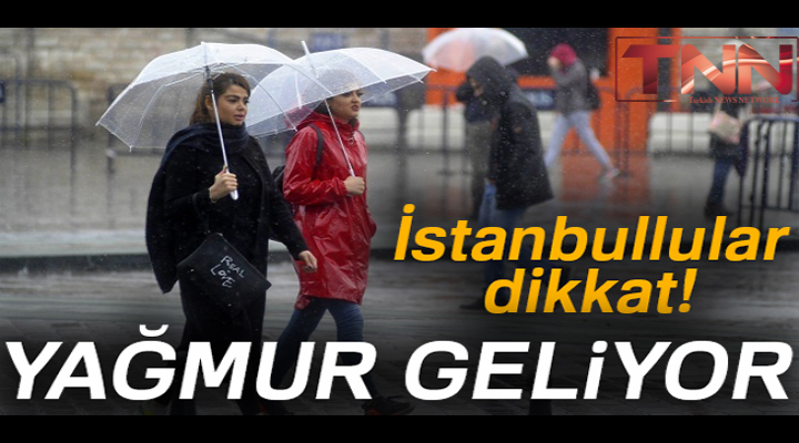 İstanbul'da Yarın Yağmur var