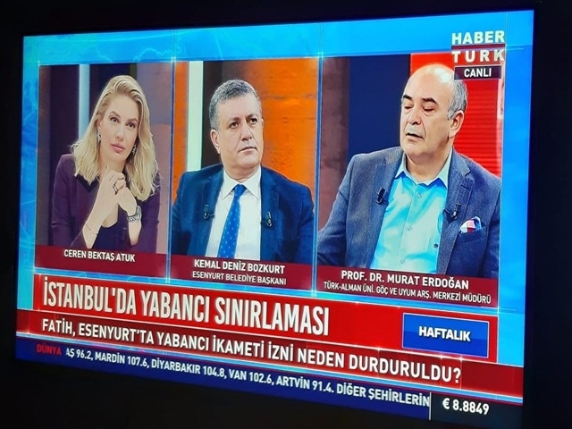 Başkan Bozkurt Habertürk’te Göçmen İkamet Yasağını Değerlendirdi