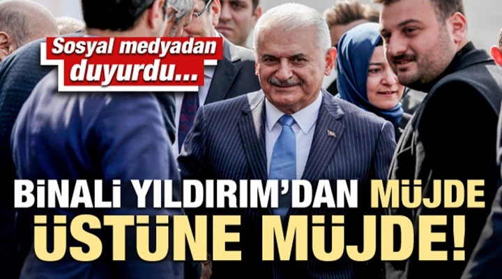 Binali Yıldırım sosyal medyadan duyurdu! Su ve aylık akbilde indirim