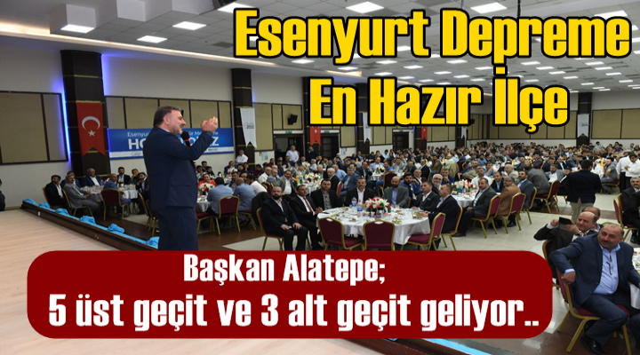 Esenyurt depreme en hazır ilçe