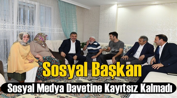 Sosyal Başkan Çay Davetine İcabet etti