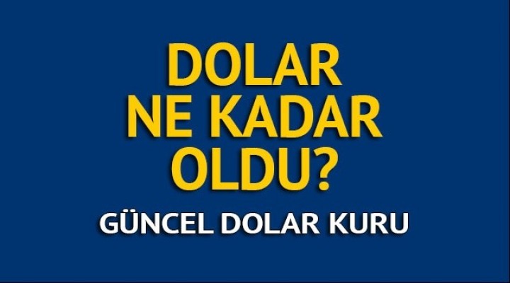 Dolar ne kadar oldu?