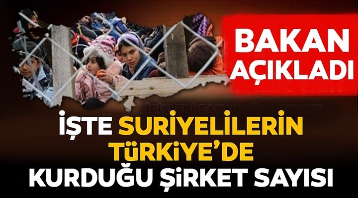 Bakan Pekcan: 15 bin 159 Suriyeli şirket var