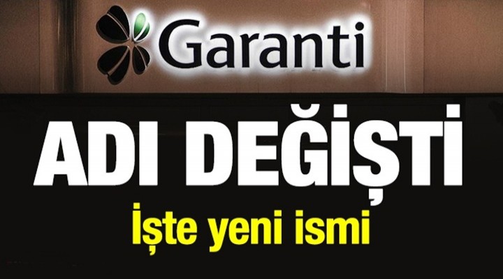 Dev Bankanın Adı Değişti