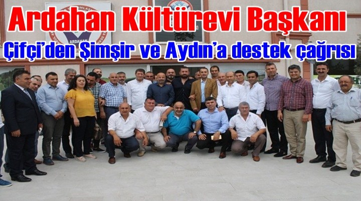 Ardahan Kültür Evi'nden Şimşir ve Aydın'a destek