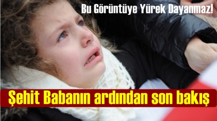 Şehit Babanın ardından son bakış