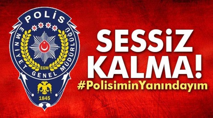 Türkiye polisi için omuz omuza