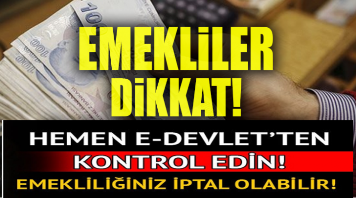 Emekliler dikkat! SGK'dan şüpheli emekliliğe büyük takip