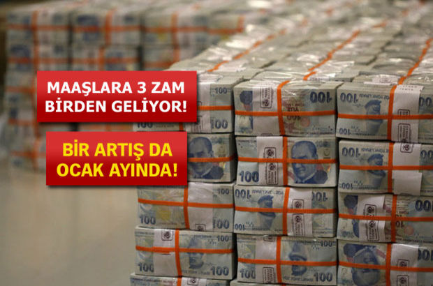 Emekliye 3 zam birden geliyor!