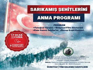 Sarıkamış Şehitleri için yürüyecekler