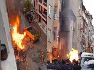 Esenyurt'ta doğal gaz patlaması: 2 yaralı