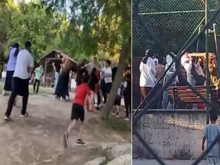 Esenyurt’ta parkta çocuk kavgası büyüdü: Anneler saç saça baş başa girdi