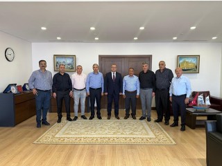 Minibüscüler Kooperatifi’nden Kaymakam Çobanoğlu’na ziyaret