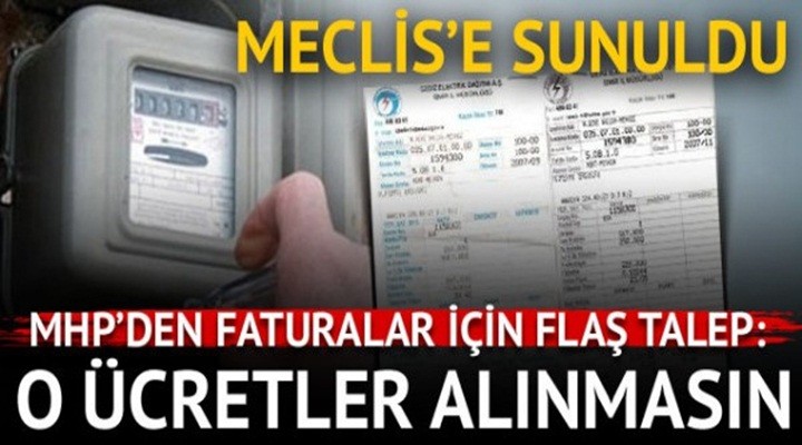 MHP'den elektrik faturalarına indirim teklifi