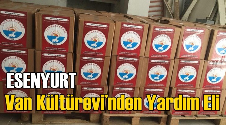 Van Kültürevi’nden Yardım Eli