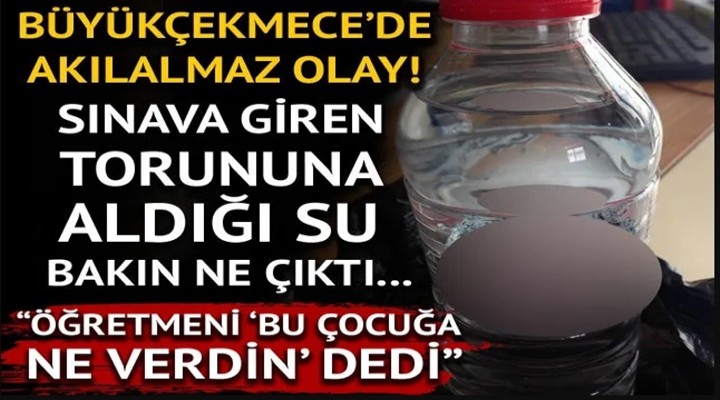 Büyükçekmece’de akılalmaz olay!