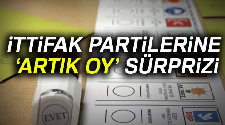 İttifak partilerine sürpriz gelişme