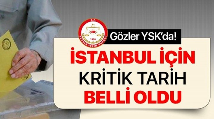 İstanbul için son gün 3 Mayıs