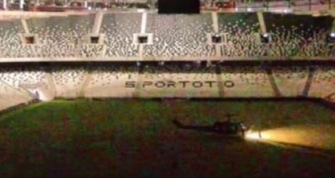 Darbeci askerler Vodafone Arena'ya inmiş