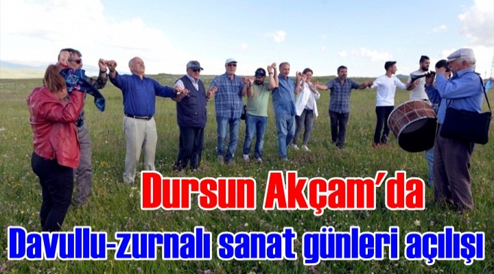 Davullu-zurnalı sanat günleri açılışı