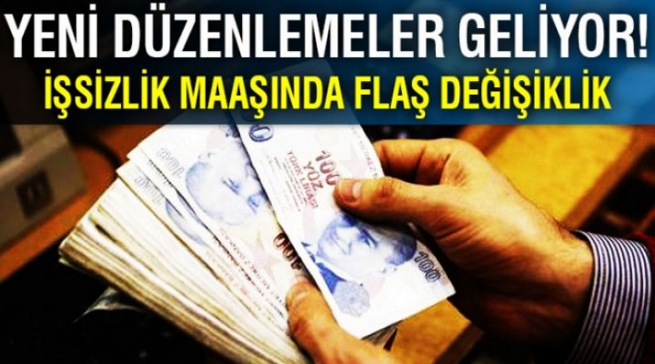 İşsizlik maaşına düzenleme