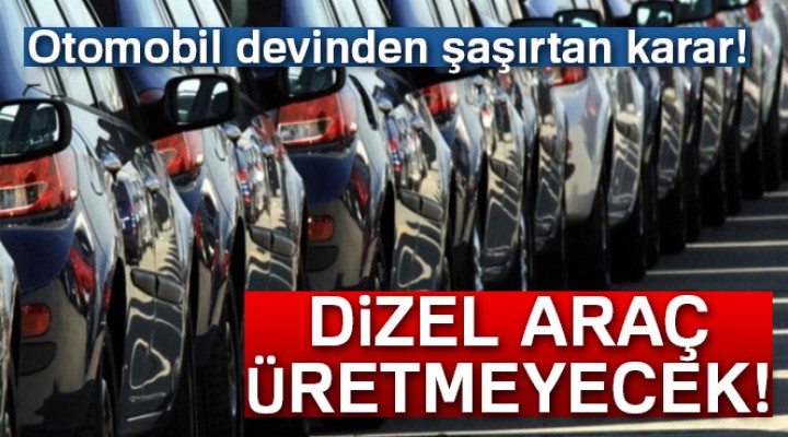 Otomobil Devinden Şaşırtan Karar