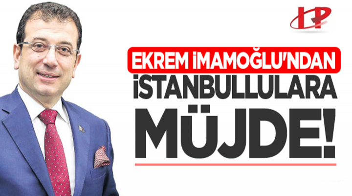 Ekrem İmamoğlu'ndan ulaşım müjdesi! O soruyu böyle yanıtladı